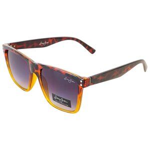 New Sean John Tortoise Brown & Yellow Sunglasses Gradient Tinted UV Lenses RARE